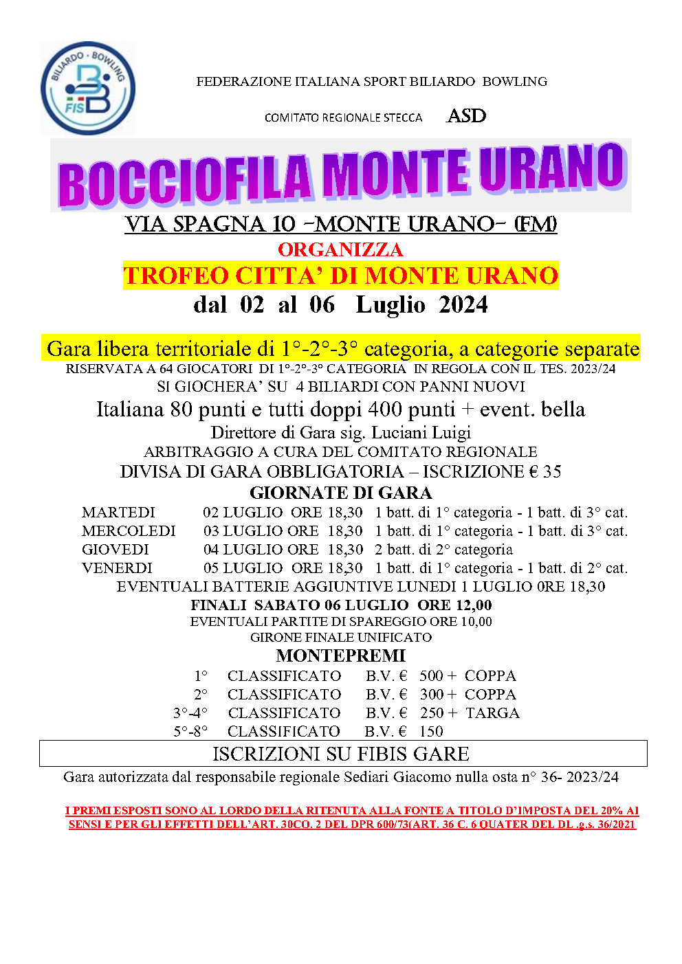 MONTE URANO