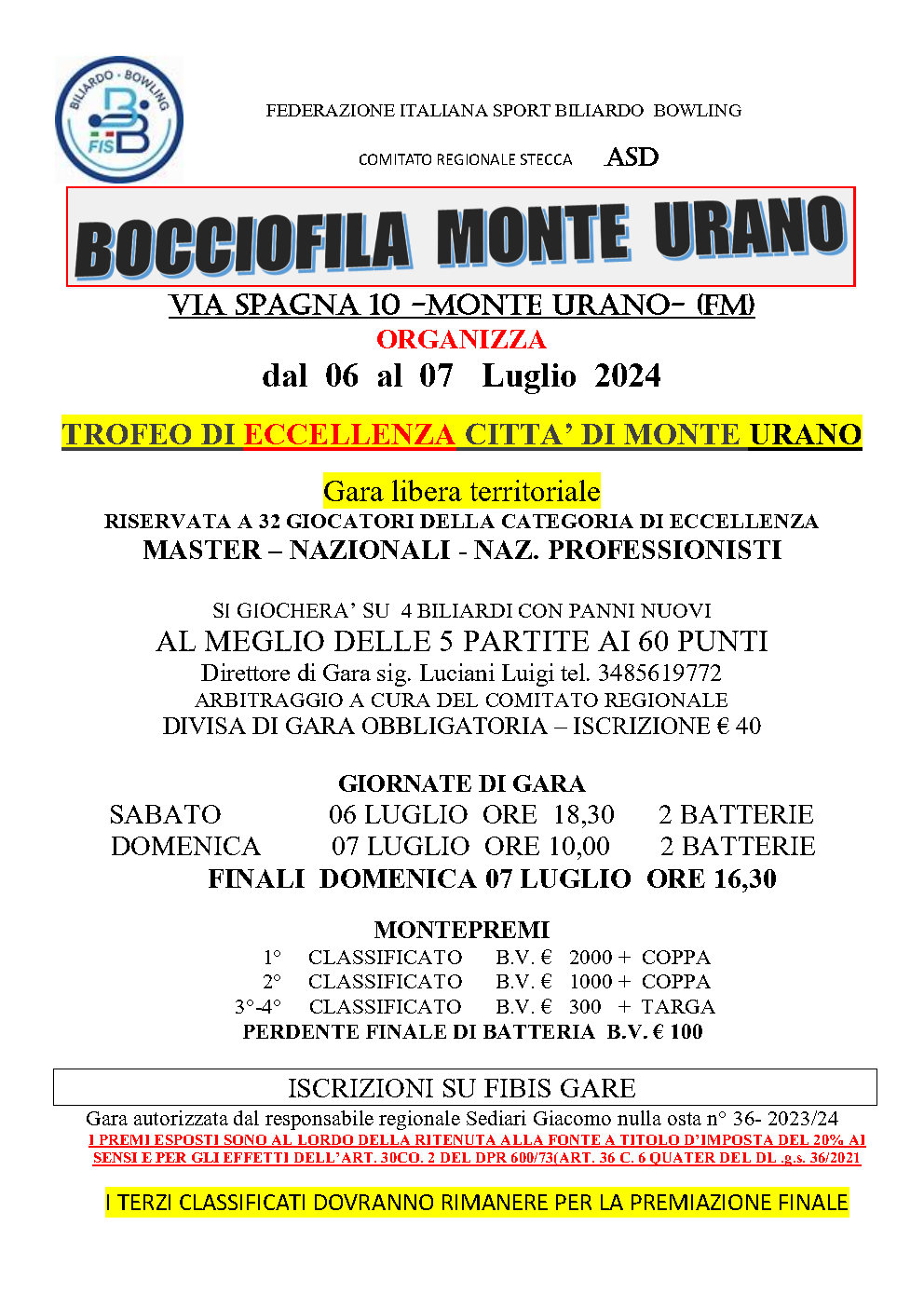 MONTE URANO ECCELLENZA