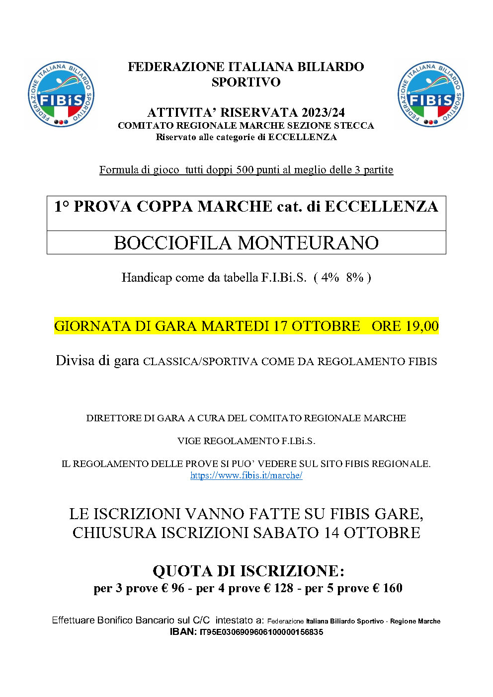 PRIMA PROVA ECCELLENZA