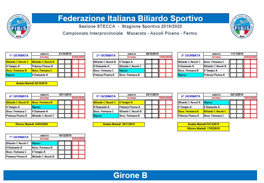 calendario girone b interprovinciale mc ap fm 2019 20