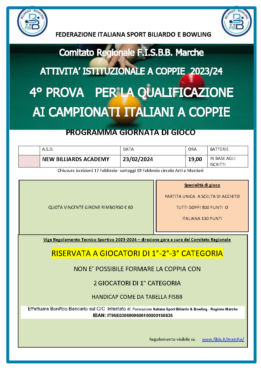 manifesto regionale 2023 2024 4 prova coppie