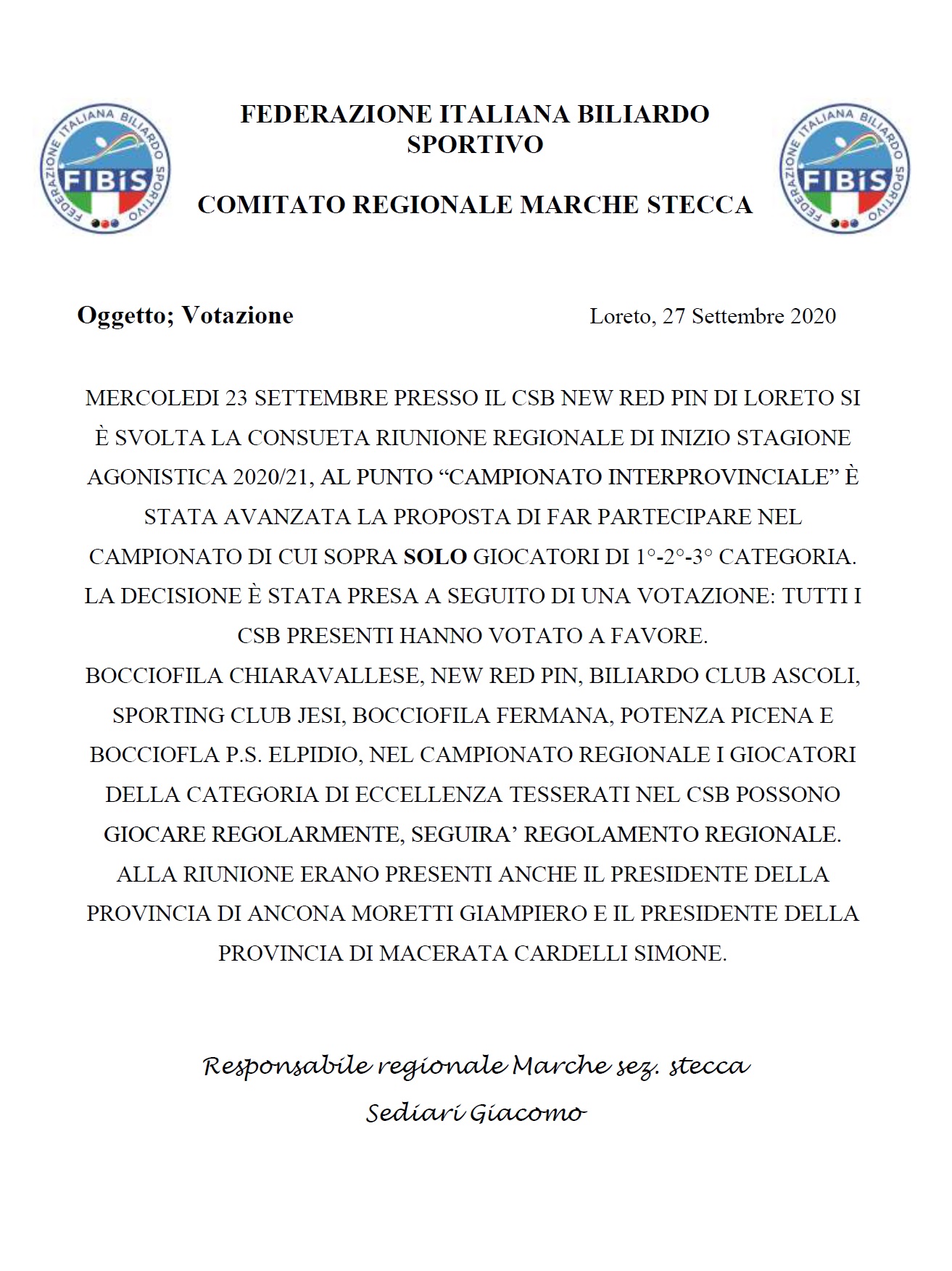 verbale votazione riunione regionale 2020 21