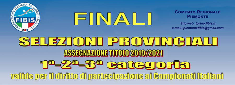 Campionati Provinciali 2021