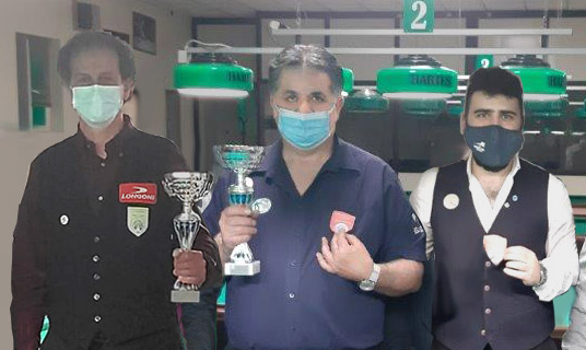 I Campioni Regionali nelle tre categorie - Salvatore Caponnetto, Marco Melis e Andea Costantino Levote