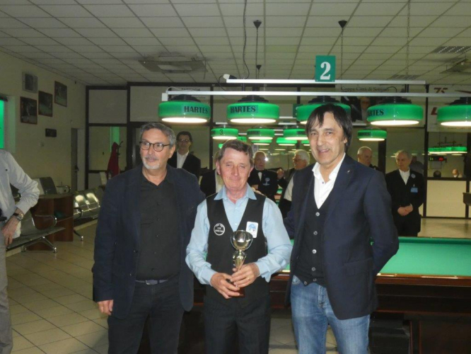 Gian Eusebio Neato premiato da Paolo Pennino e Raffaele Di Gennaro