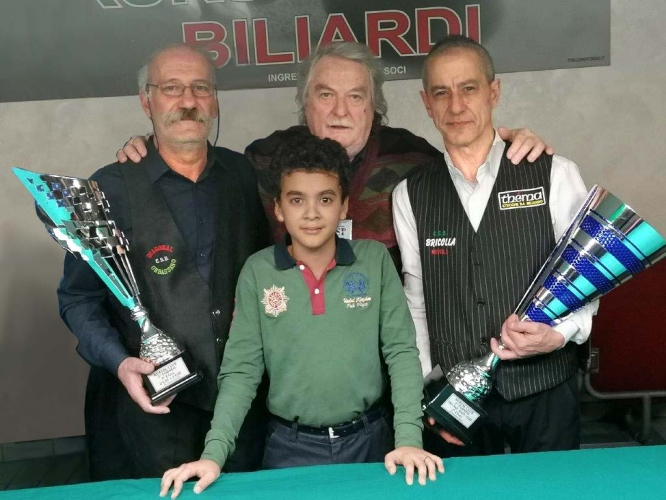 I due vincitori assoluti con Massimo Calleri e Lorenzo Callari