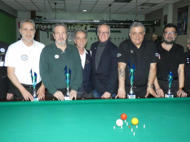 Grande biliardo all’Ever Green: Marco Melis firma il Memorial Giuseppe Puccio