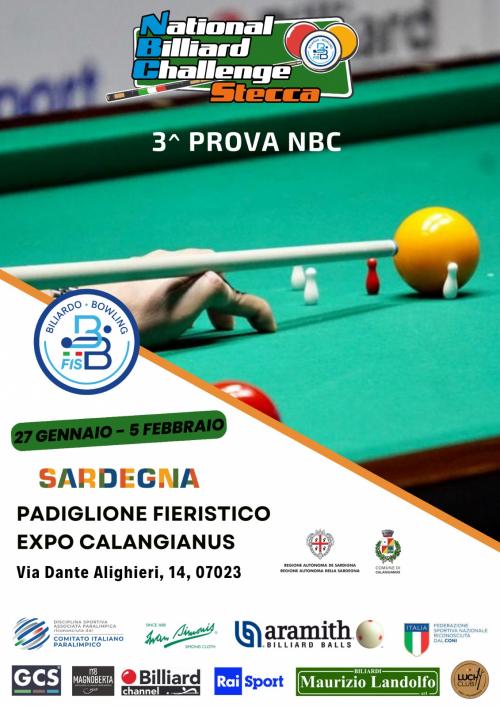 Calangianus, Sardegna: Sede della 3^ Prova del National Billiard Challenge