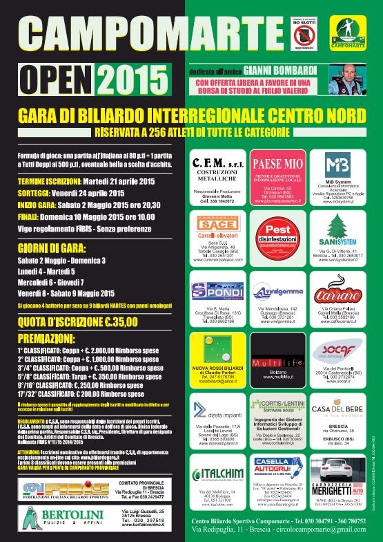 CAMPOMARTE OPEN 2015