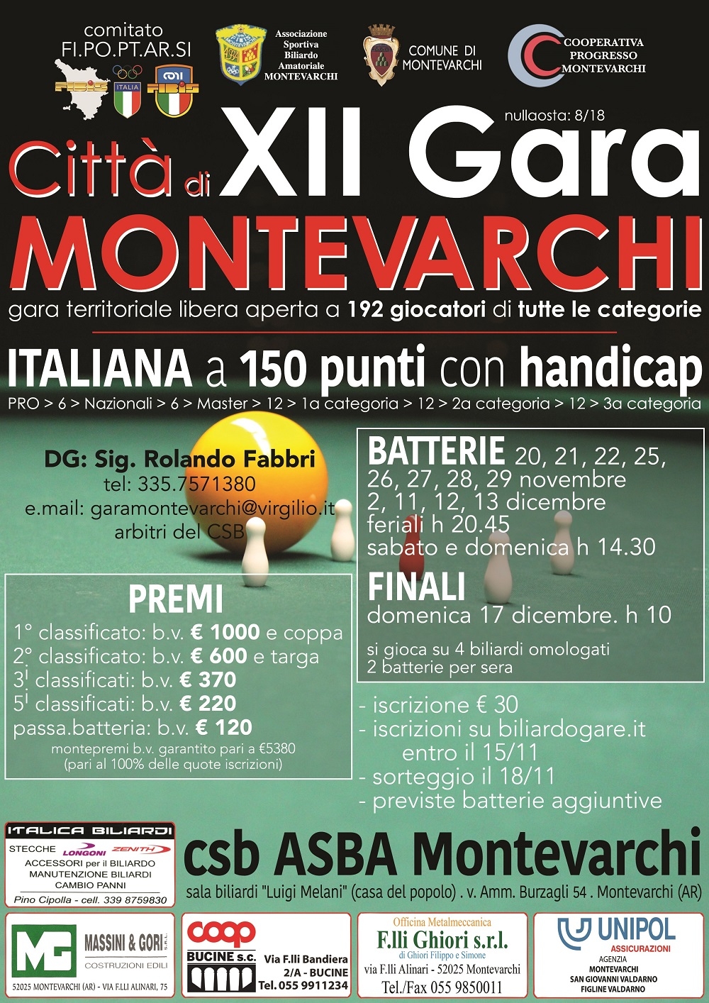 XII Gara Citta' di Montevarchi