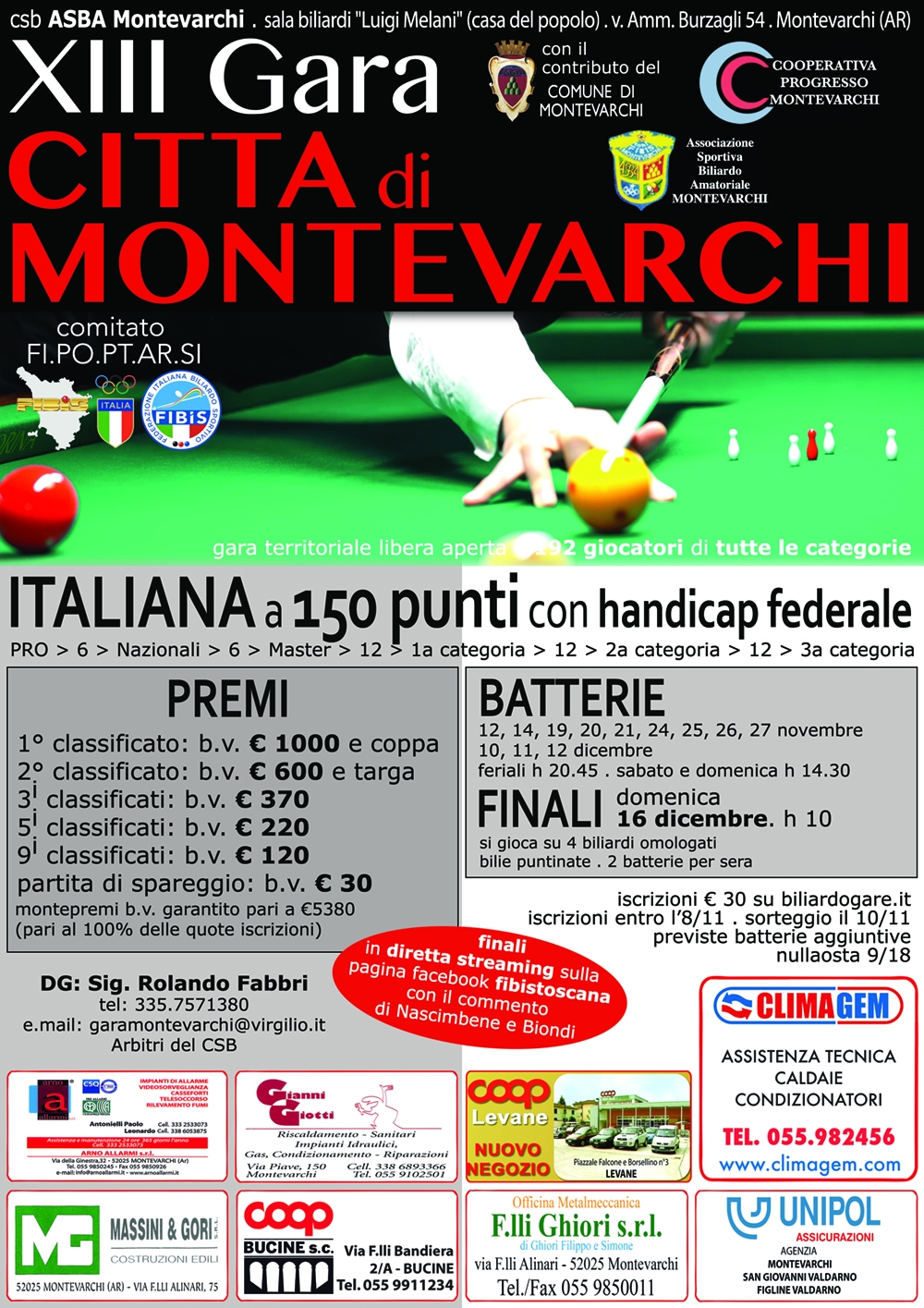 XIII Gara Citta' di Montevarchi