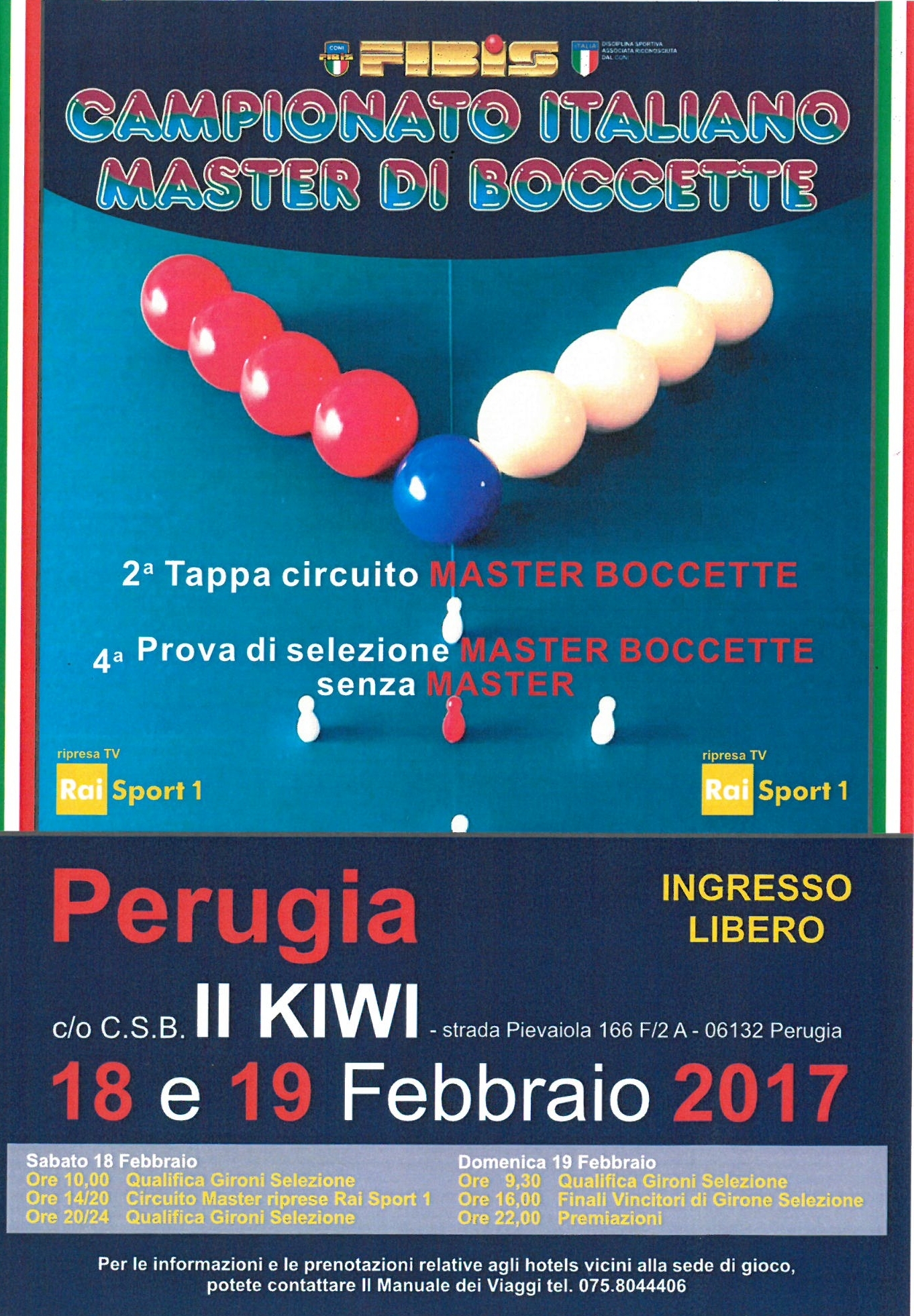 4^ Prova di selezione alla categoria Master e 2^ Tappa Master a Perugia