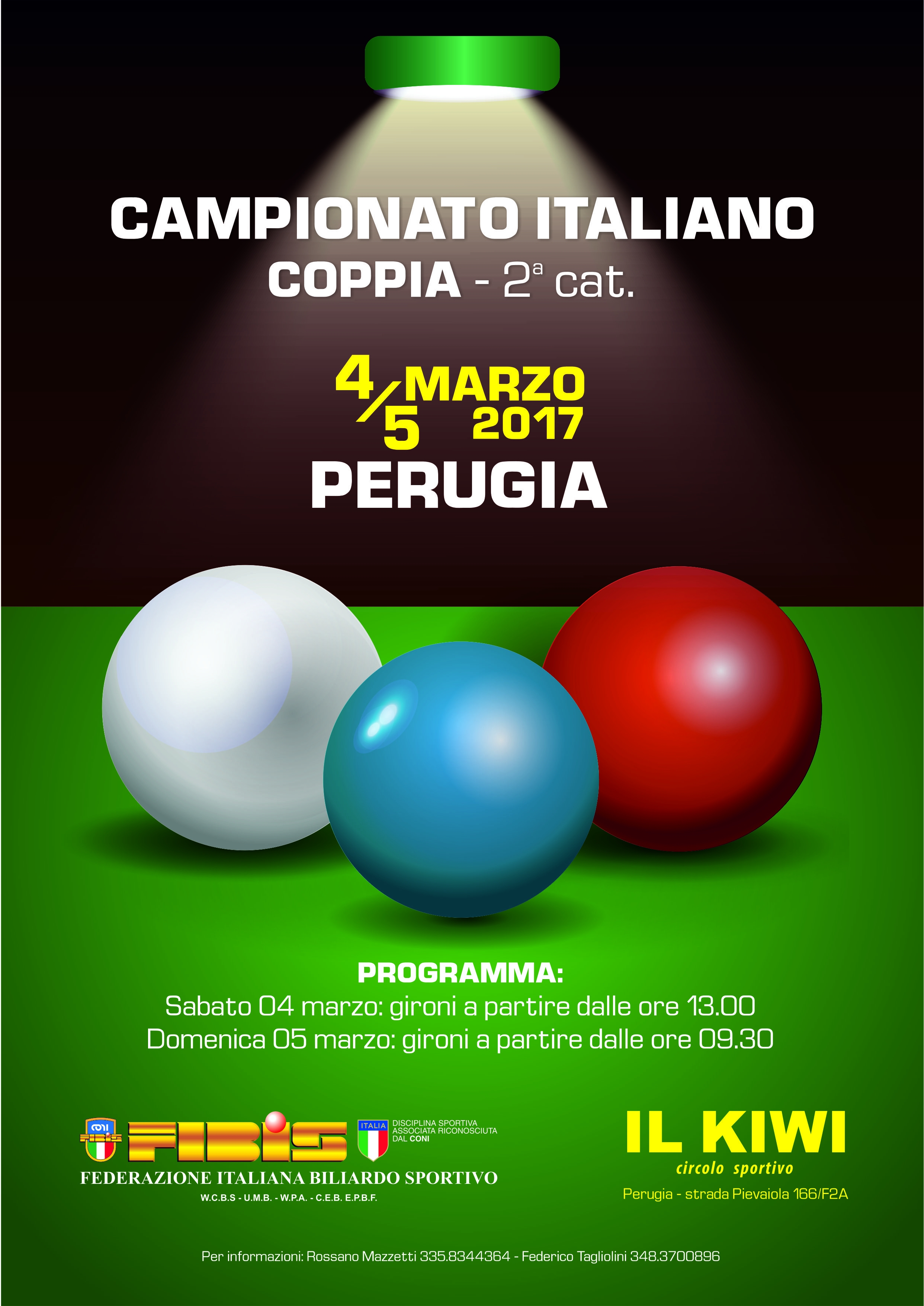 Campionati italiani a coppia di 2^ Categoria