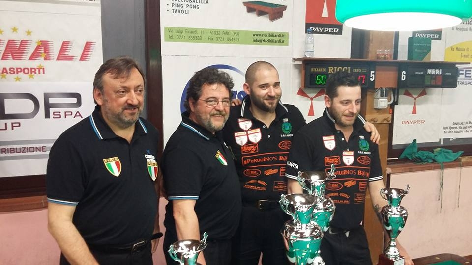 ANGELINI-BELLAVITA Vice Campioni Italiani di 1^ Categoria a Coppia 2016/2017