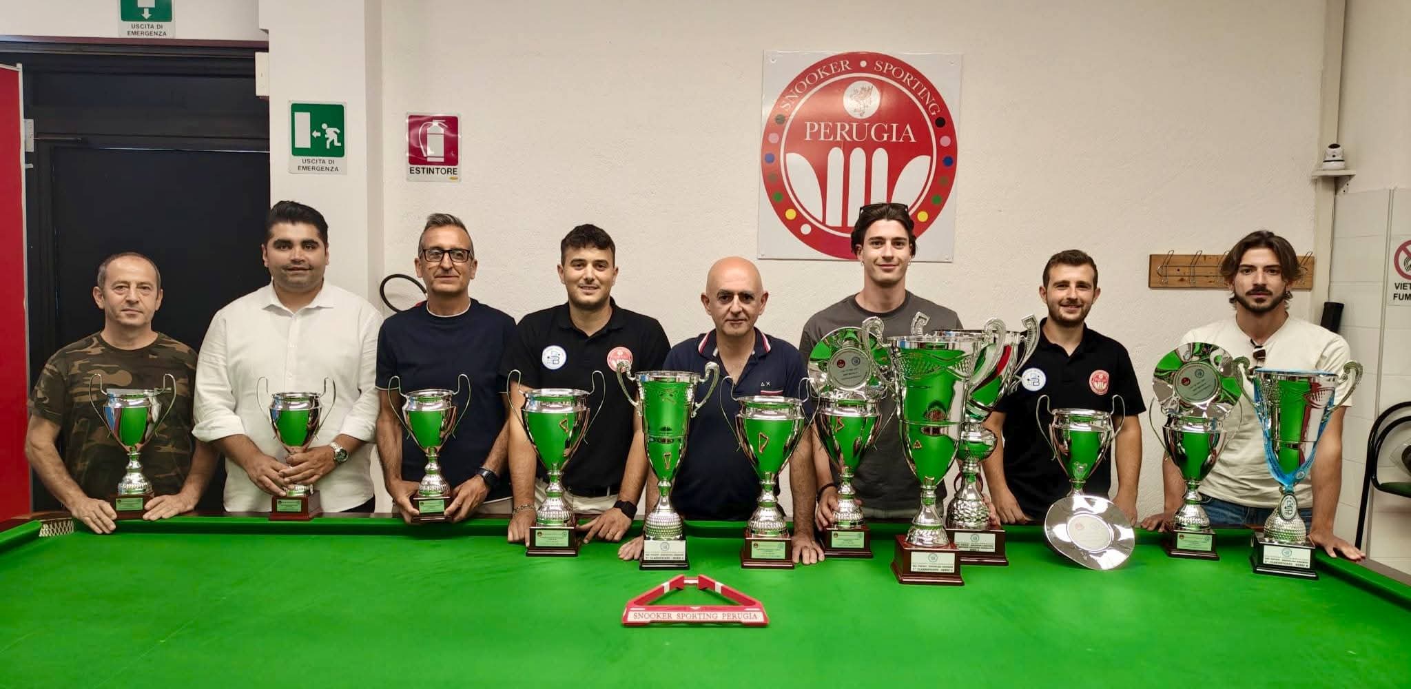 PREMIAZIONI CAMPIONATO REGIONALE DI SNOOKER 2024/2025