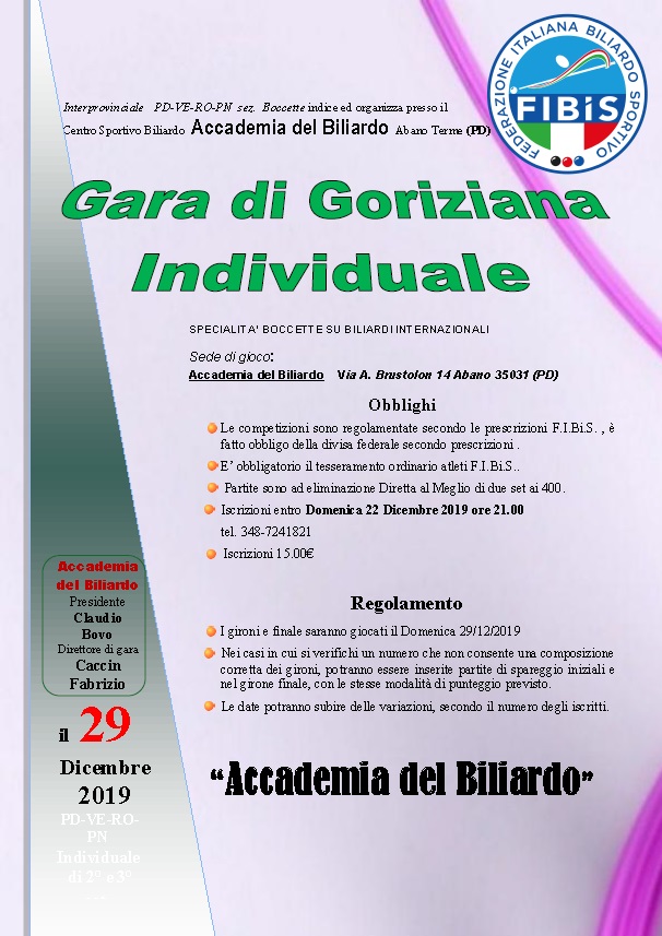 Gara Goriziana Accademia