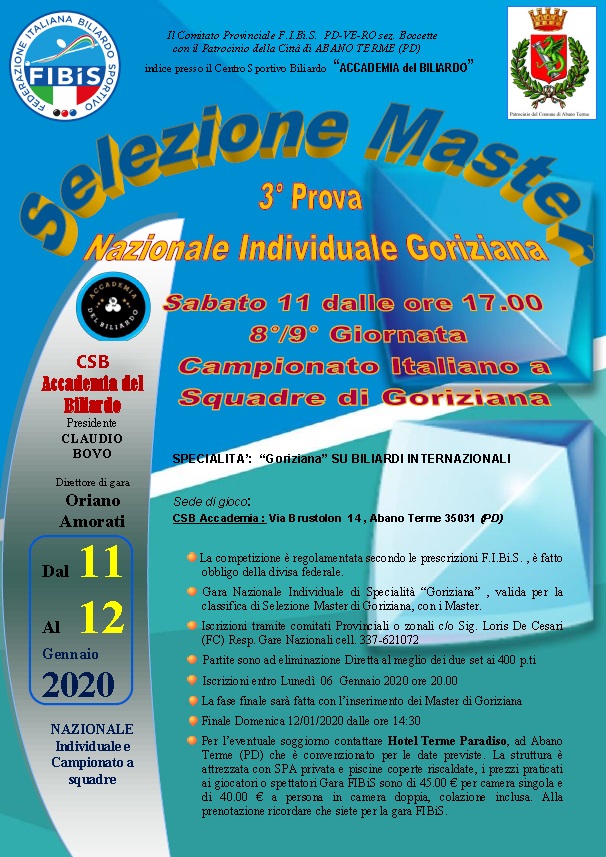 Selezione Master Goriziana